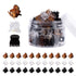 YOHAMA 36 Pcs Durable Mini Hair Claw Clips, Strong Grip for Kids and Adult Hairstyles, 3 Colors