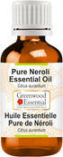 Pure Neroli Essential Oil, Citrus aurantium, Steam Distilled, 15ml (0.50 oz)