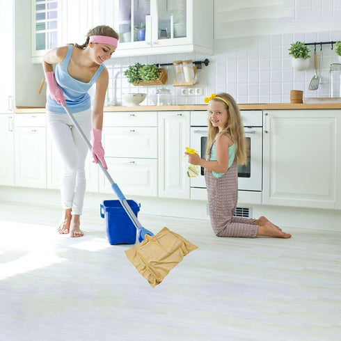 6 Pcs Extra Large Microfiber Cleaning Cloth, 20" x 30", Washable Reusable Large Floor Cloth Rags