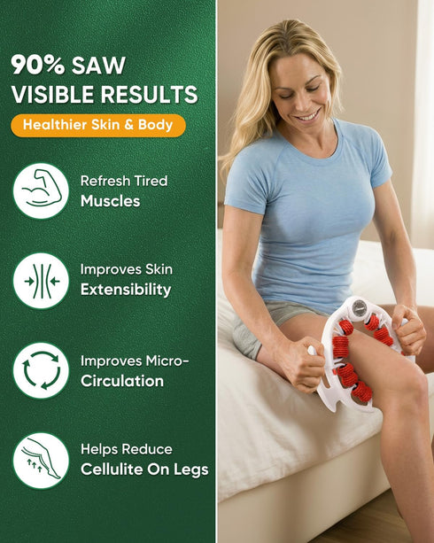 ONUEMP Cellulite Remover for Legs, Cellulite Massager Roller Muscle Roller, Fascia Massage Tool Thigh, Calf, Leg