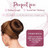 Women's Hair Bun Maker French Twist Hair Fold Wrap Snap by Andlane (1 Brown, 1 Dark Brown)