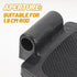 1.9cm Artibetter Universal Wheelchair Footplates Pair Hole Heavy Duty Plastic Pedals Stable Footrest for Patient