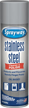 Sprayway SW841R Oil-based Stainless Steel Cleaner and Polish, Protects and Preserves, Resists