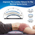 Back Stretcher for Lower Back Pain Relief, 3 Level Adjustable Lumbar Cracker Board, Spine Decompression