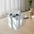 LDDIFHWW Resin Gift Box, Ornament, Sculpture, Home Decoration, for Desk, TV Stand, Sliver