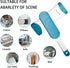 2 Pack Furniture Lint Remover Brushes, Double Sided Self Cleaning Loose Hair Catcher for Pet Hair on Clothes, Sofa,