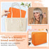 Nylon Large Travel Makeup Bag Pouch - Preppy Cute Cosmetic Zipper Organizer, Waterproof Toiletry Bag for Women Men