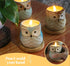 Kinforse 6 Pack Scented Candles Birthday Gifts for Women, Owl Gifts for Women, Novelty Owl Aromatherapy Candle Bulk
