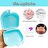 Orthodontic Retainer Case with Vent Holes, Light Blue Color
