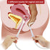 LIVE4COOL Douche Bottle for Women, 600ml Reusable Vaginal Cleansing System with 4 Nozzles