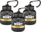 Protein Powder and Supplement Funnel Keychain, Portable Container for Gym, Workouts, Fitness, TSA Approved, Classic