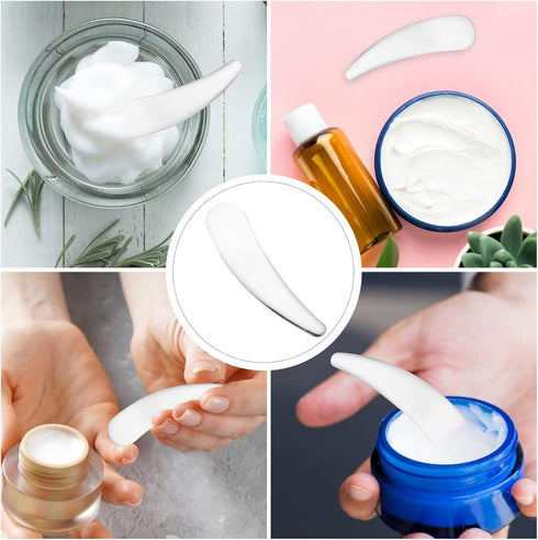 Stainless Steel Facial Cream Spatula, Makeup Supply Spoon, Cream Applicator, Truly Beauty Remover Tools.