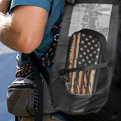 American US Flag Insulin Pen Cooler Travel Case, Waterproof Diabetic Medication Insulated Organizer for Insulin Pen &