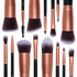 SHANY Makeup Brushes - Rose All Day 14-Piece Brush Set for Foundation, Powder, Concealers, Eye Shadows
