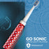Pop Sonic Electric Toothbrush (Red Dots), Kids Toothbrush with 2 Speed & 15,000-30,000 Strokes/Minute