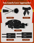 Set 4 BDSM Bondage Restraint Sex Toys - UTIMI Bed Sex Straps with Handcuffs Ankle Cuffs Blindfold Feather Tickler