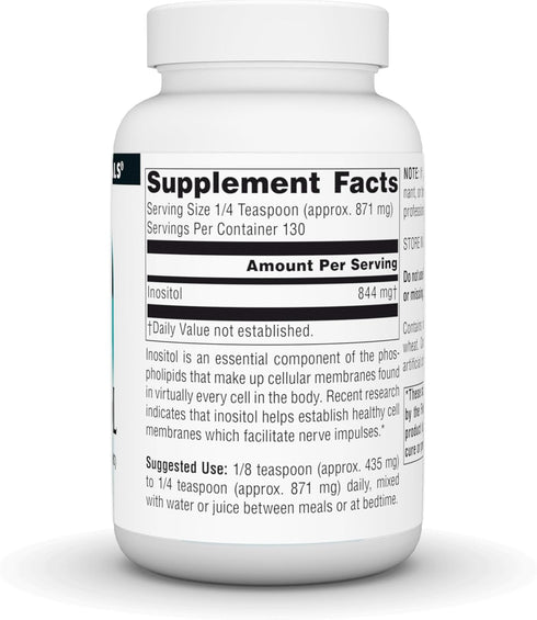 Pure Inositol, Source Naturals, Dietary Supplement, 4 oz Powder