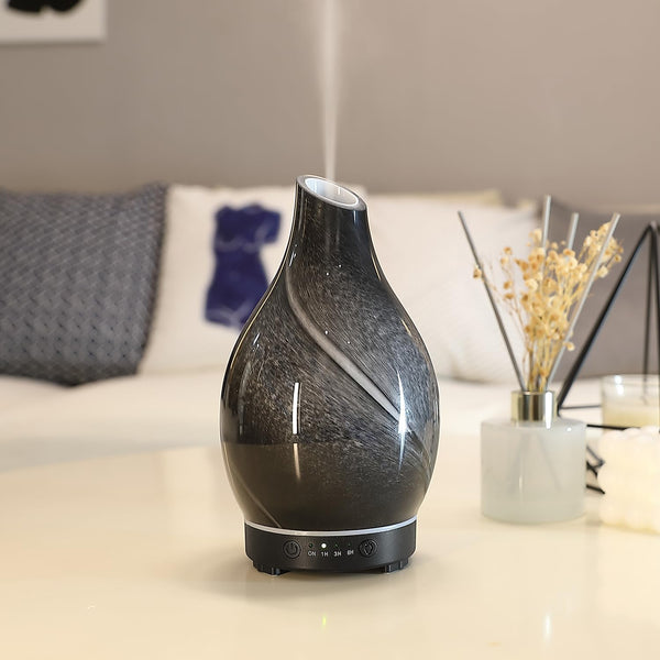 inrorans Star River Aromatherapy Diffuser - 160ml Ultrasonic Essential Oil Diffuser with 7-Color