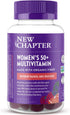 New Chapter Womens 50+ Multivitamin Gummies 52% Less Sugar, Womens Healthy Aging Gummy Vitamins