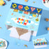 Wayyogh Train Birthday Gift Bag with Greeting Card Tissue Paper Large Train Birthday Wrapping Paper Bags Party Favor