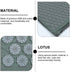Set, Abaodam Acupressure Massage Mat and Pillow Washable Yoga Relief Mat with Acupuncture Therapy Pillow, Portable Grey