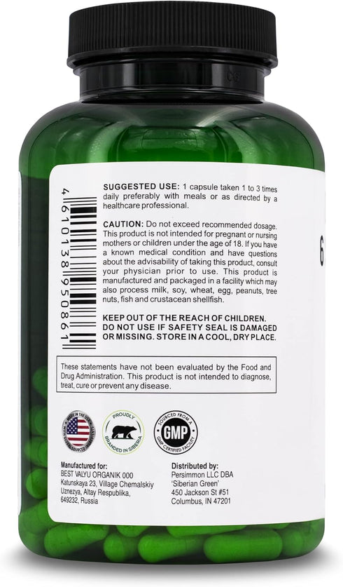 6 Super Probiotics, 120 Capsules, Traditional Formula with Bifido & Lacto Acidophilus for Digestion