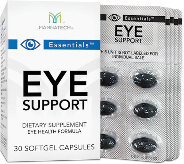 Mannatech Eye Care Supplement with Lutein & Zeaxanthin, Supports General Eye Health - 30 Softgels