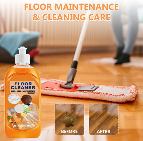 2 Pcs Momeng Floor Cleaner Liquid, Powerful Decontamination for Natural Hardwood Floor Stain Cleaning