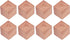 PinzqTrading 8 Pcs Rosewood Essential Oil Diffuser, Wood Aromatherapy Diffuser for Car Bedroom Office, Natural Wood