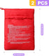 ZeriLion 2 Pack Yummy Microwave Potato Bags for Baking Potatoes - Reusable Microwave Cooker for Fast Perfectly Cooked