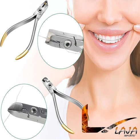NEW TC TIP DISTAL END CUTTER AND HARD WIRE CUTTER - Dental Orthodontic Pliers