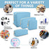 Waterproof Mini Makeup Bag Pouch for Purse, Cute Nylon Toiletry Organizers Bag for Women Girls (Mini-Blue)