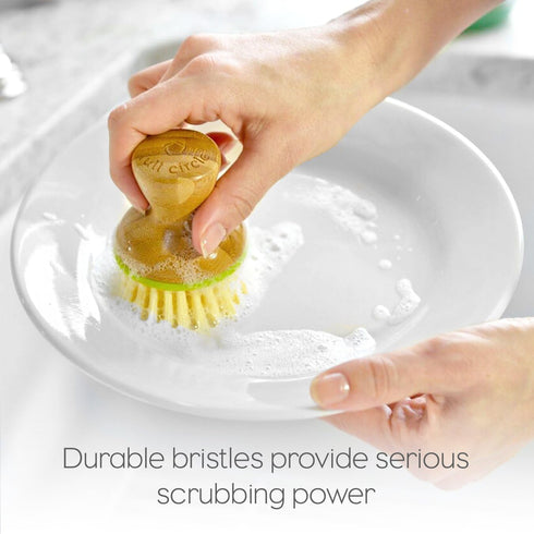 Full Circle Bubble Up Dish Brush, Green - Pack of 6