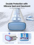 Vaydeer Metal Travel Pill Organizer, 7 Day Weekly Pill Box, Large Capacity Daily Cute Pill Case for Supplements, Pills,