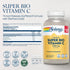 SOLARAY Super Bio Vitamin C 1000mg, Buffered, Time Release Capsules with Bioflavonoids, Two-Stage for High Absorption and All Day Immune Support, Vegan, 60 Day Guarantee, 140 Servings, 280 VegCaps