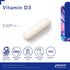 Pure Encapsulations Vitamin D3 25 mcg (1,000 IU) - 250 Capsules for Bone and Immune Health