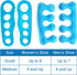 ViveSole Toe Separators for Men & Women Small (2 Pairs) - Silicone Gel Spreaders for Plantar Fasciitis, Bunions