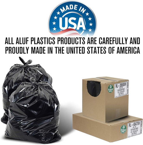 RL-3036XH 20-30 (100 Count) 30" 36" 1.5 Commercial, Aluf Plastics - Gallon Trash Can Liners - x - Thick MIL Equivalent