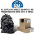 RL-3036XH 20-30 (100 Count) 30" 36" 1.5 Commercial, Aluf Plastics - Gallon Trash Can Liners - x - Thick MIL Equivalent