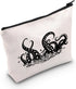 Octopus Lover Gift - Tentacle Makeup Bag, Marine Organism Gift for Squid Lovers, Ocean Kraken Mythical Gift