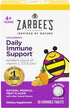 Zarbee's Kids Immune Support, 28 Chewable Tablets - Vitamin C, D & Zinc Daily Immunity Vitamins for Children 4+ Years,