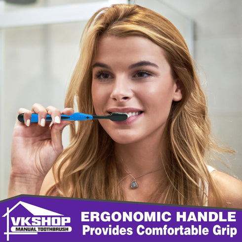144 Pack Cheap Travel Toothbrushes - Soft Carbon Toothbrush, Eco-Friendly Bulk Individually Wrapped