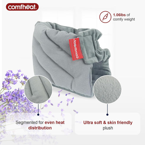 Microwave Ankle Heating Pad for Ankle Pain, Achilles Tendinitis, Heated Ankle Wrap Moist Hot or Cold Compress