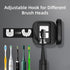 UV Toothbrush Sanitizer Holder, Portable Cleaner Case with Magnetic Holder, Rechargeable, Black