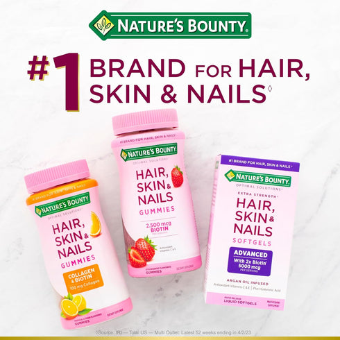Nature's Bounty Optimal Solutions Biotin 10,000 mcg, 90 Rapid Release Liquid Softgels