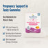 Nordic Naturals DHA Prenatal Vitamin Gummies, Zero Sugar, Strawberry Orange Flavor - 27 Gummies, 600 mg Omega-3, 400 IU