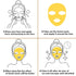 Permotary 12 PCS 24k Gold Crystal Gel Collagen Facial Masks - Deep Moisturizing Treatment for Anti Aging & Revitalizing
