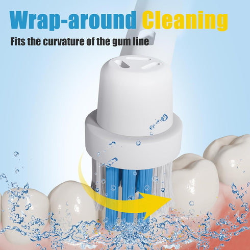 8 Pcs Replacement Toothbrush Heads, Compatible with Oral B Braun Electric Toothbrush Models