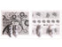 Valuu Black Lace Flower Nail Art Stickers, 40 Sheets Water Transfer Decals for DIY Manicure Tips