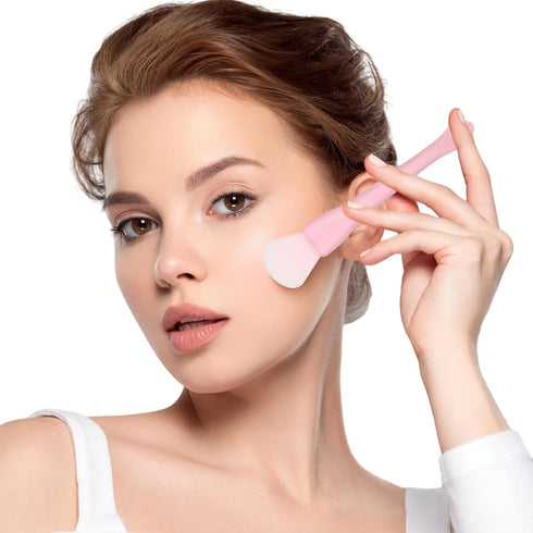2PCS Soft Silicone Face Mask Brush Applicator, Facial Mask Spatula for Mud and Clay Skincare